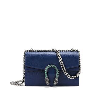 Tiffany & Fred Paris Crystal Dragon Medium Crossbody, Blue